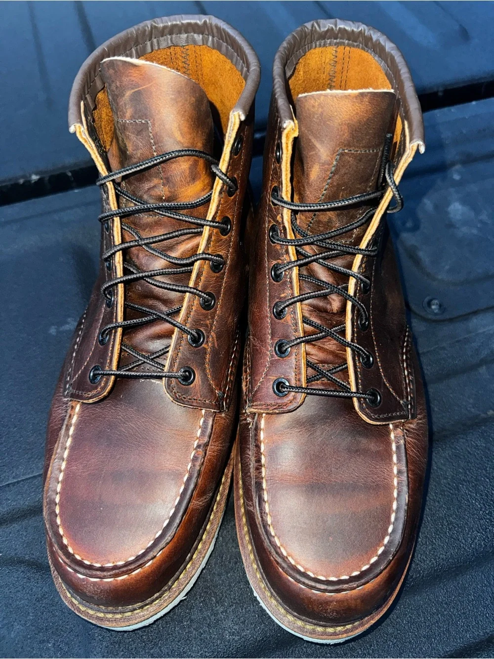 NEW!!! Red Wing Shoes Classic Moc 6-Inch Boot in Copper Brown WIDE